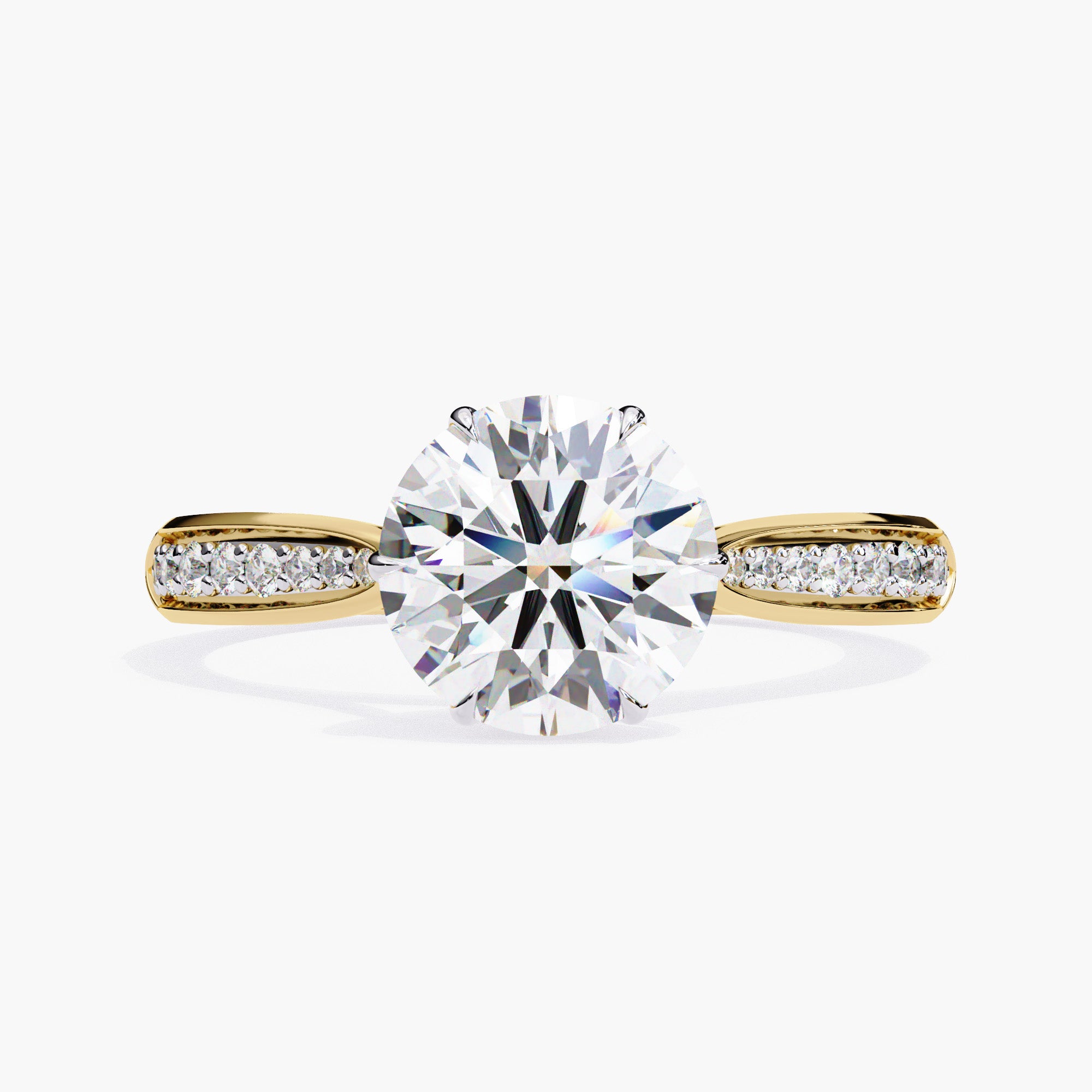 Round Engagement Ring | Elysian Diamond Ring | Niahmi Jewellers