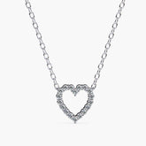 Heart Pendant Necklace | Halo Heart Necklace | Niahmi Jewellers