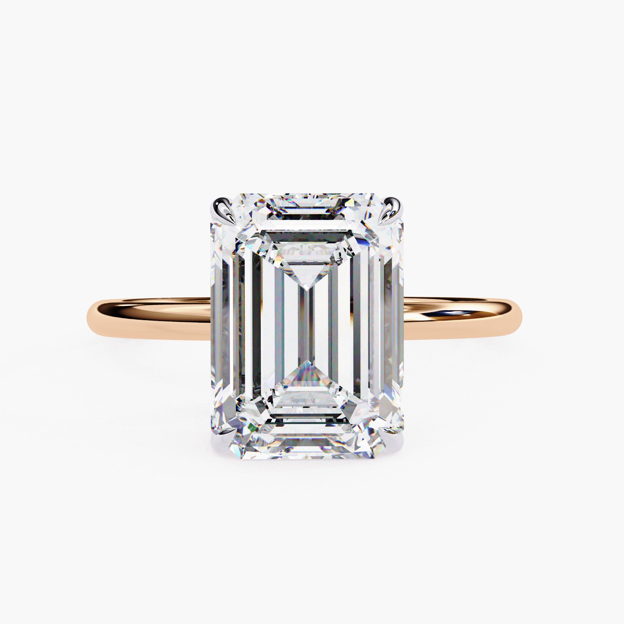 Emerald Cut Engagement Ring | Diamond Ring | Niahmi Jewellers