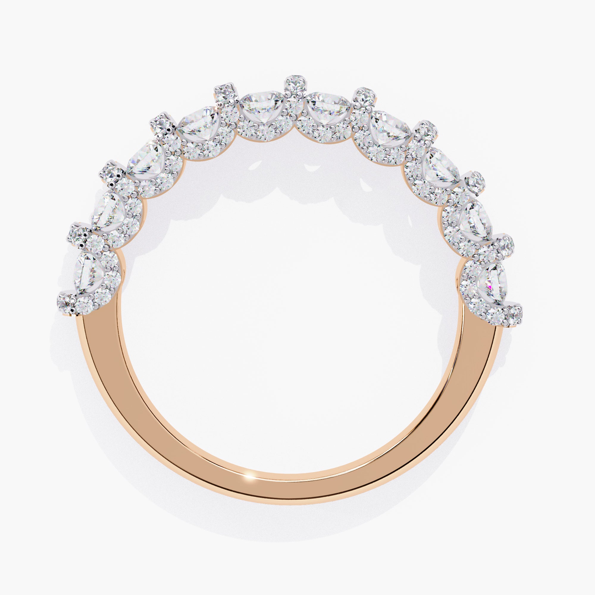 Crown Wedding Ring | U Shaped Crown Ring | Niahmi Jewellers