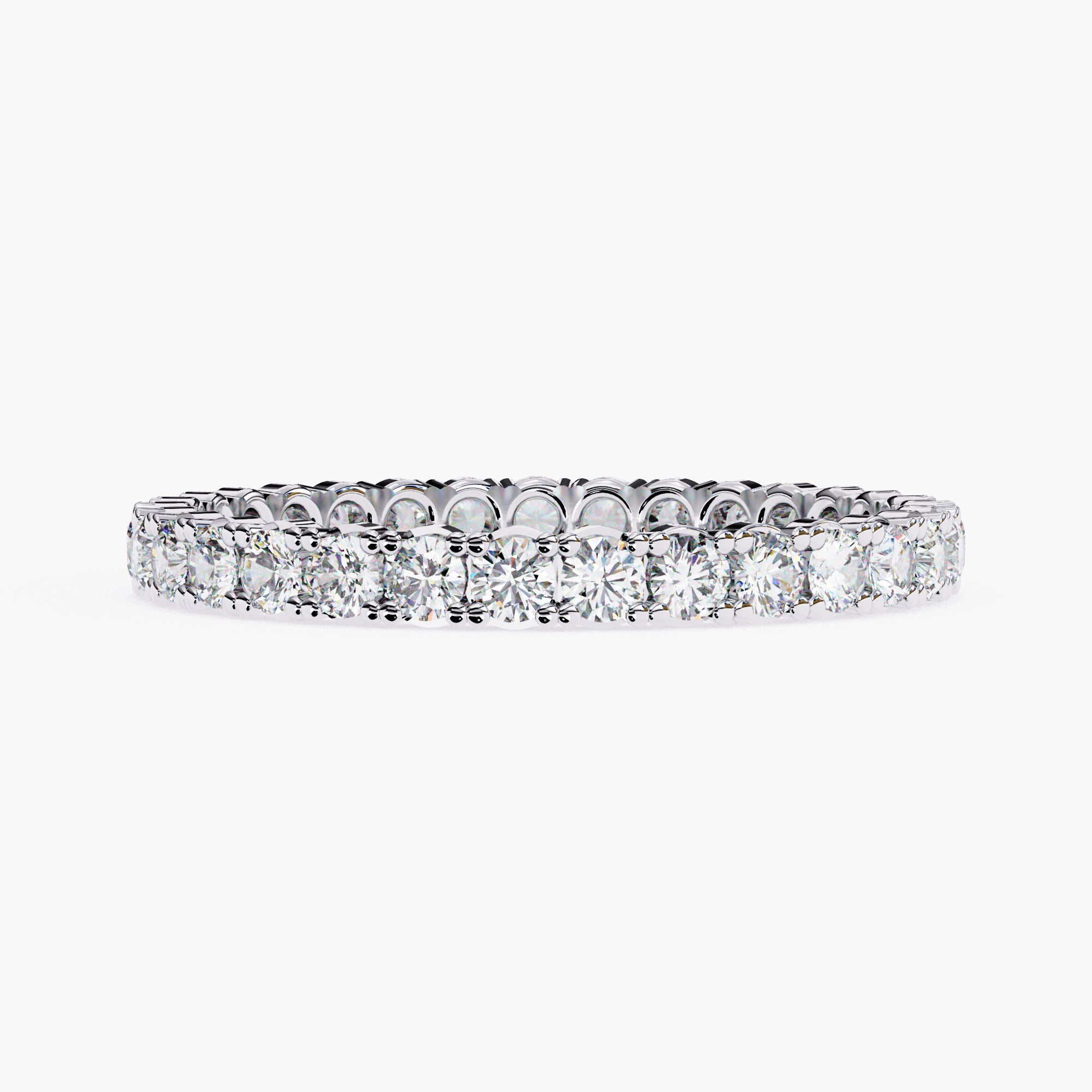 Pave Wedding Band | Minimalist Wedding Band | Niahmi Jewellers