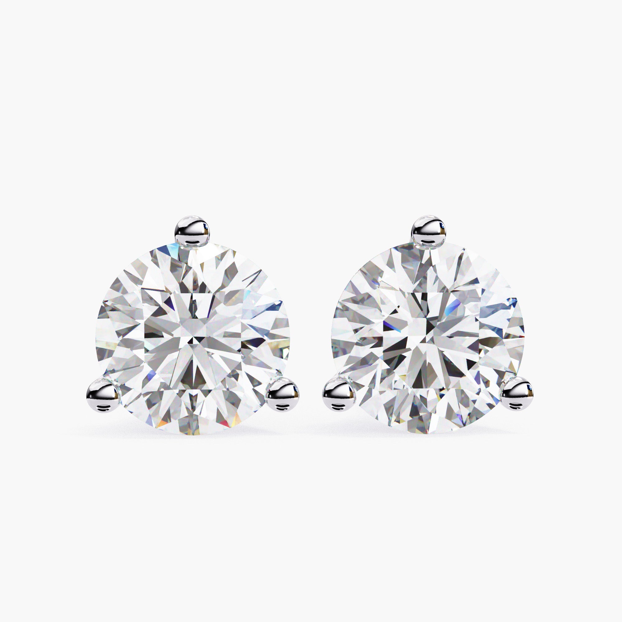 Minimalist Stud Earrings | Solitaire Stud Earrings | Niahmi Jewellers