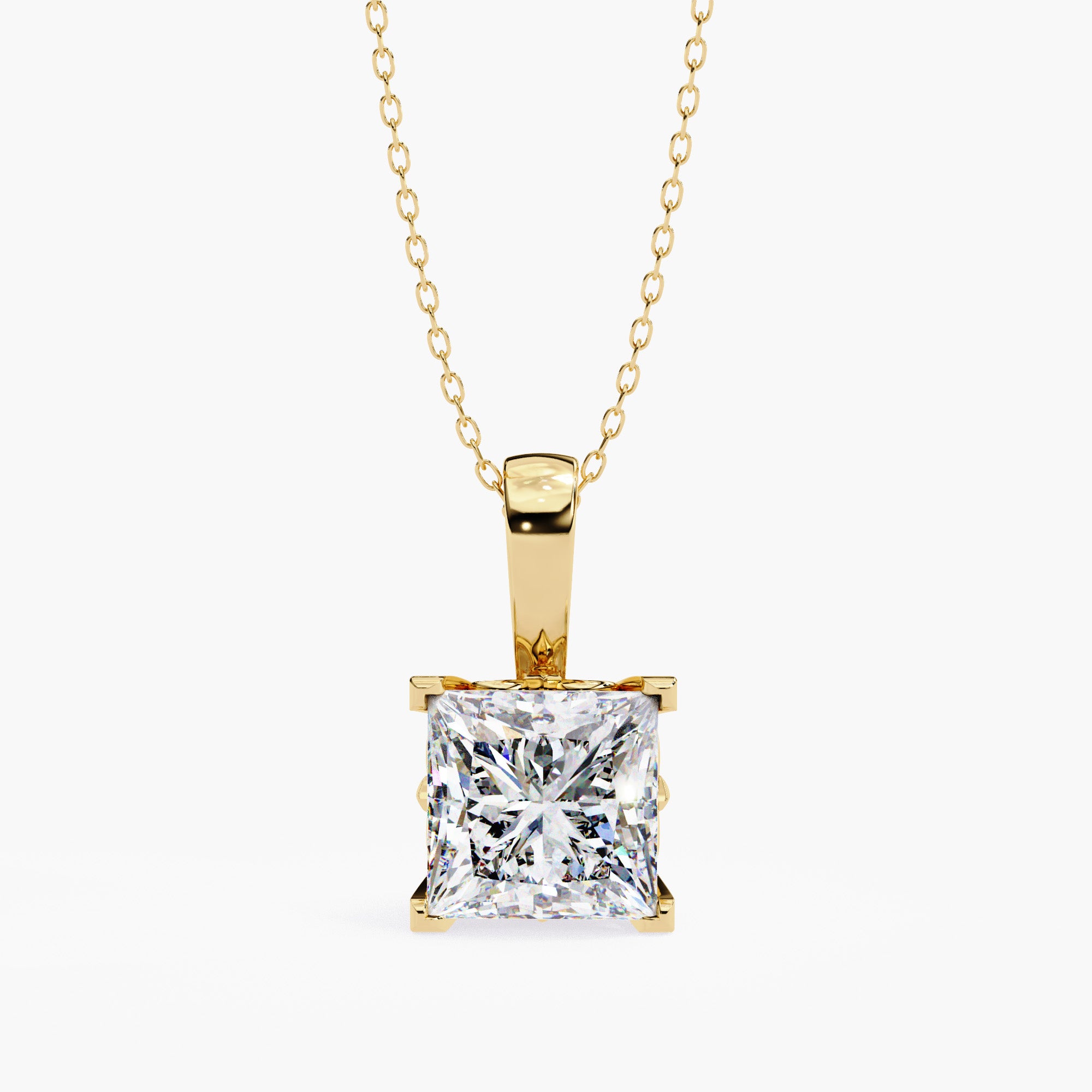 Princess Diamond Necklace | Princess Allure Pendant | Niahmi Jewellers