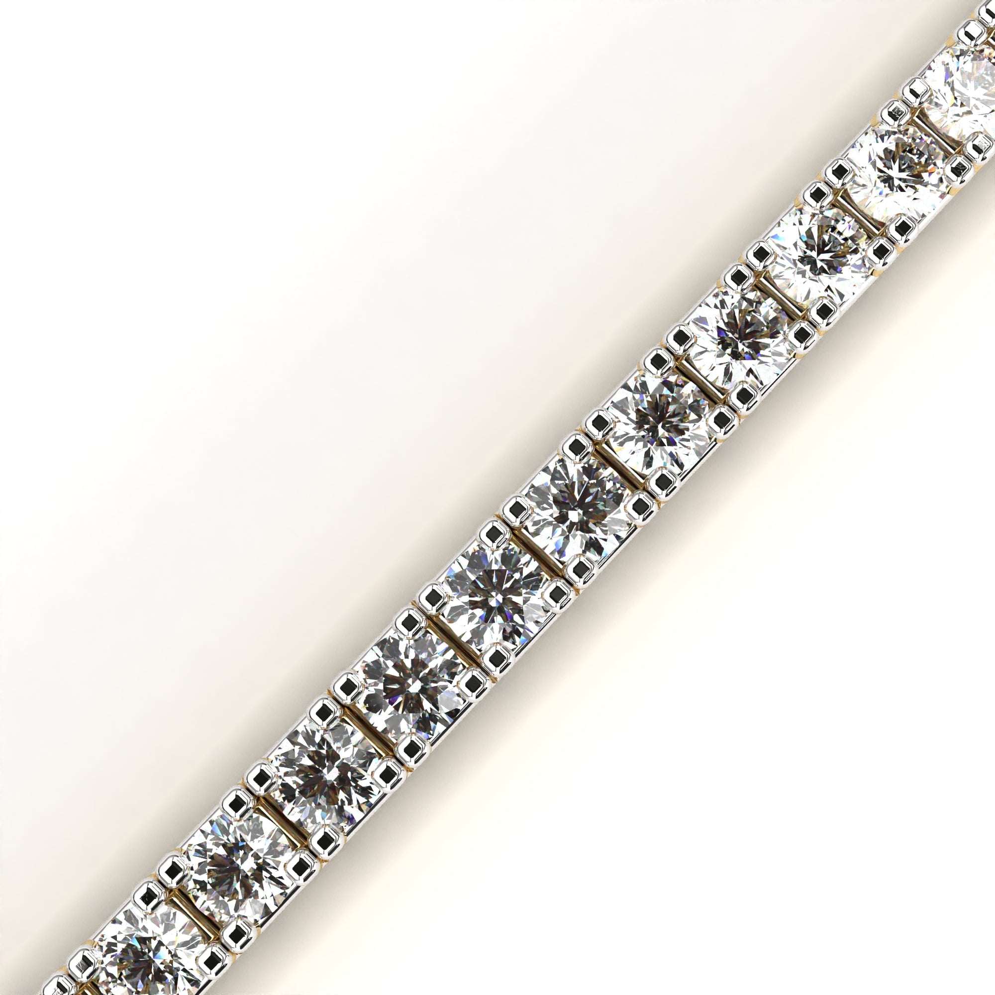 Diamond Tennis Bracelet | Minimalist Round Bracelet | Niahmi Jewellers