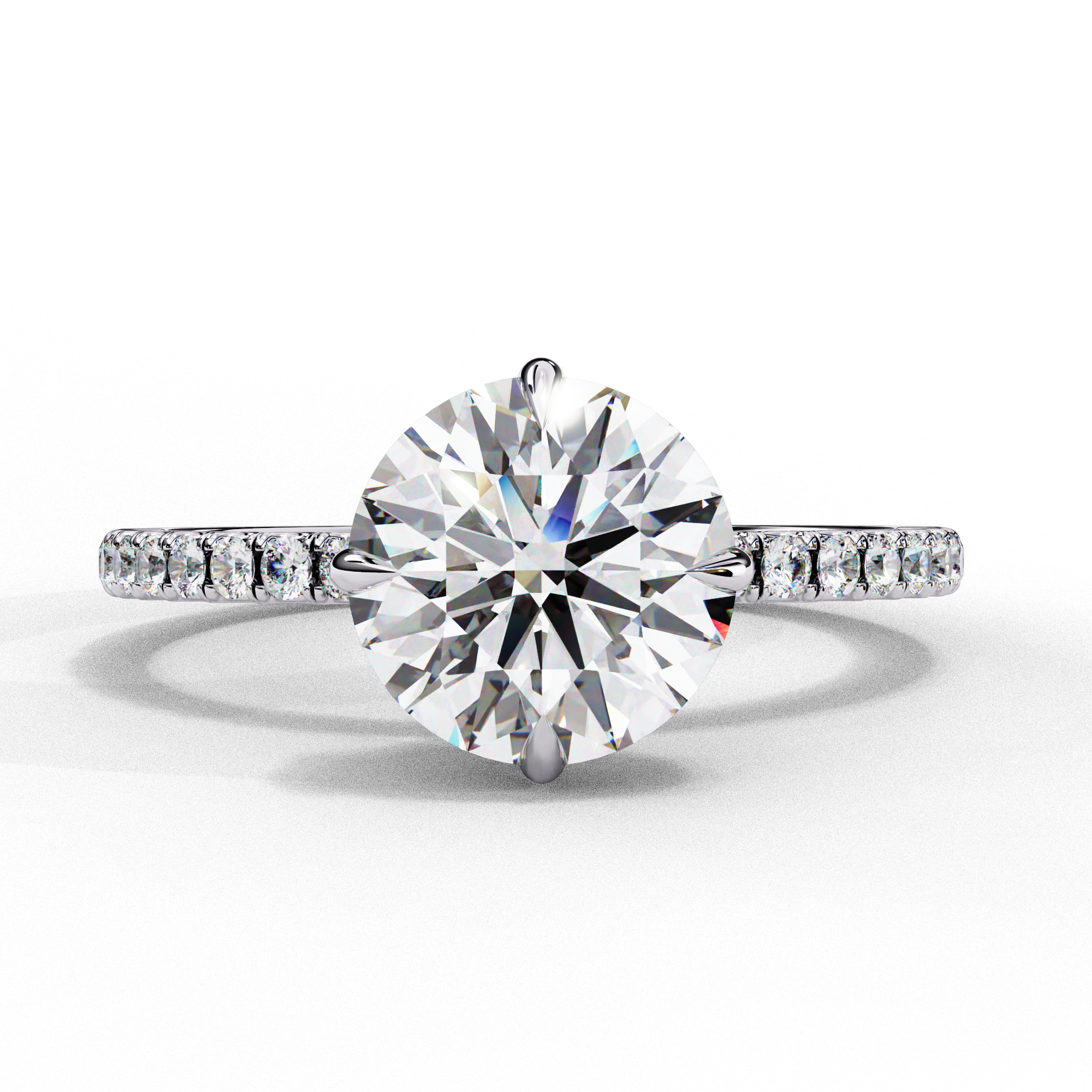 Round Diamond Ring | Hidden Halo Rings | Niahmi Jewellers