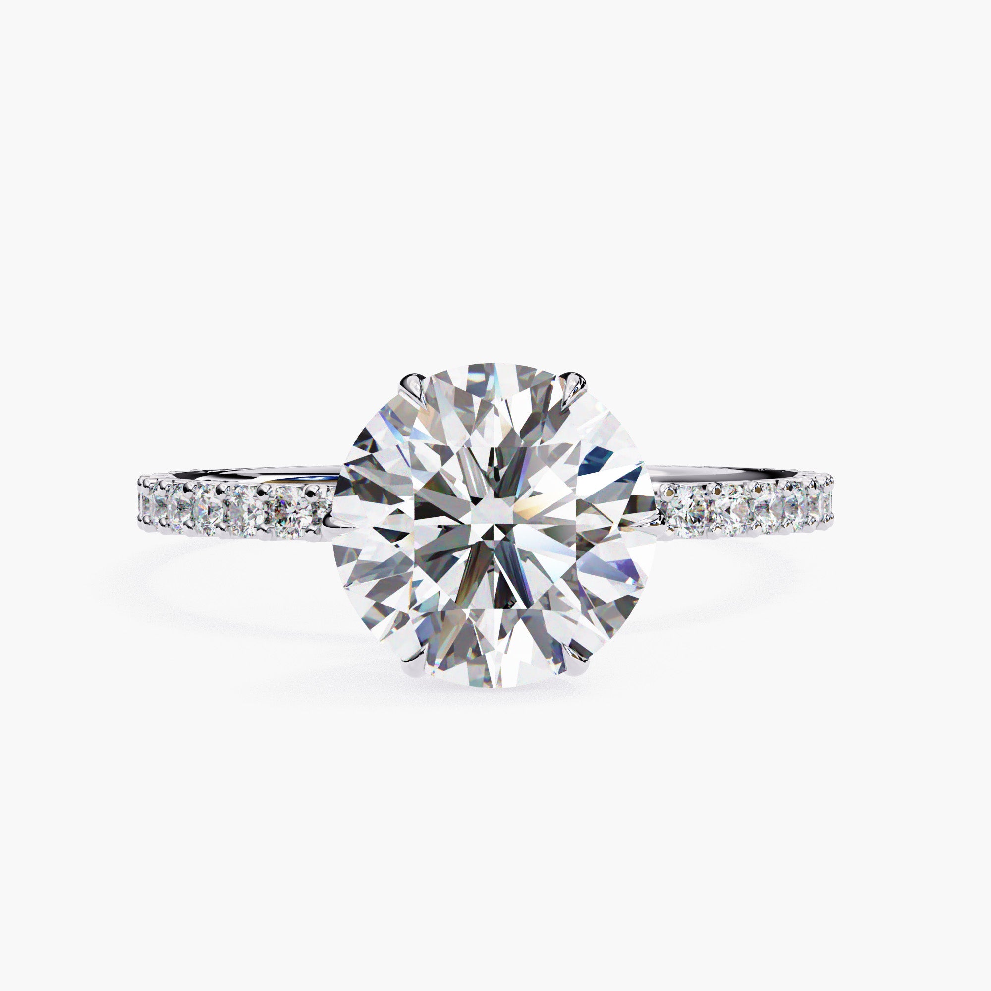 Round Cut Diamond Ring | Knot Engagement Ring | Niahmi Jewellers