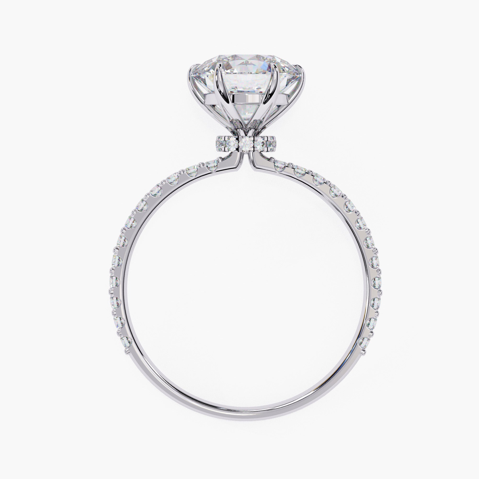 Round Cut Diamond Ring | Knot Engagement Ring | Niahmi Jewellers
