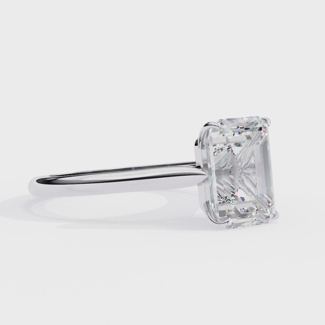 Emerald Solitaire Brilliance