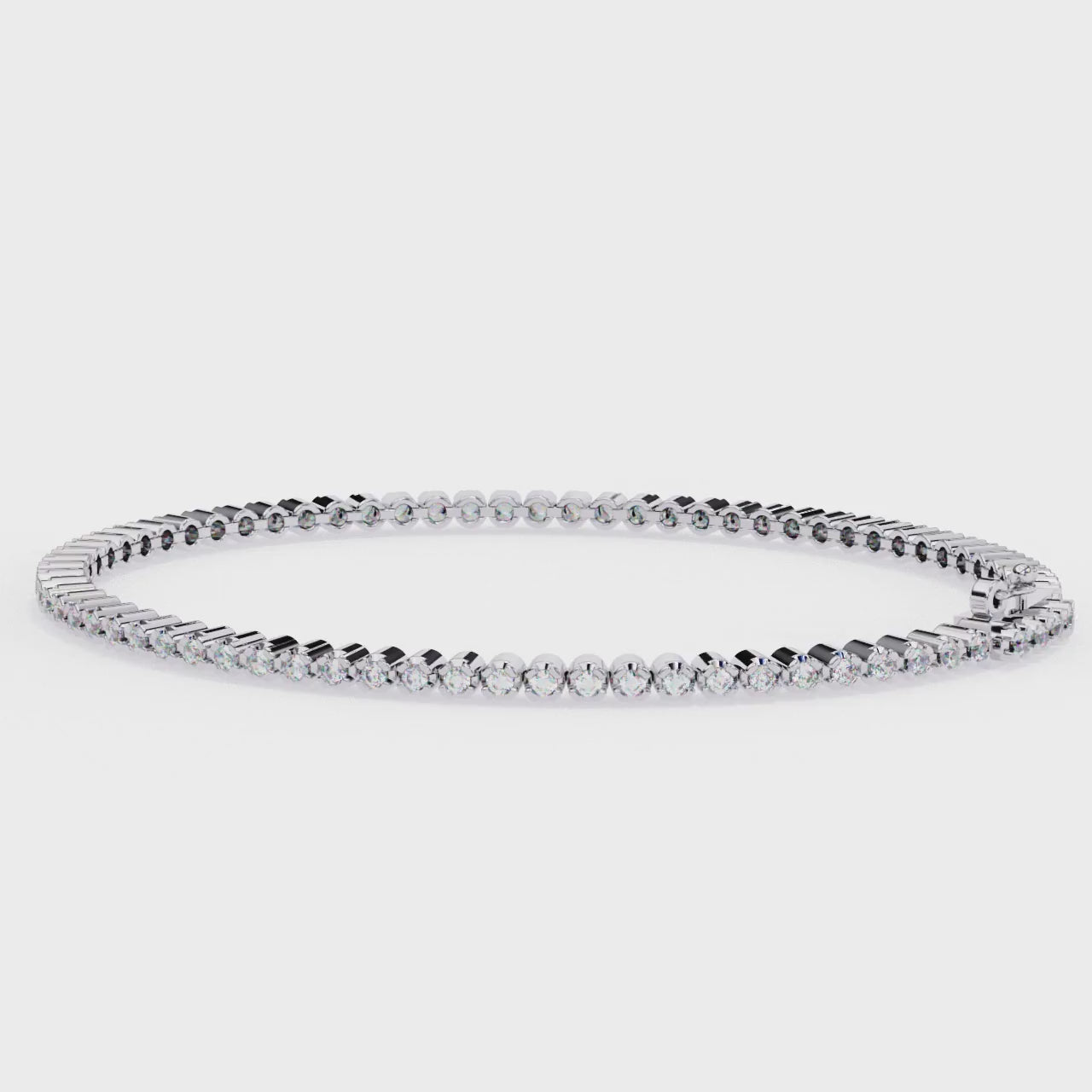 Round Tennis Bracelet