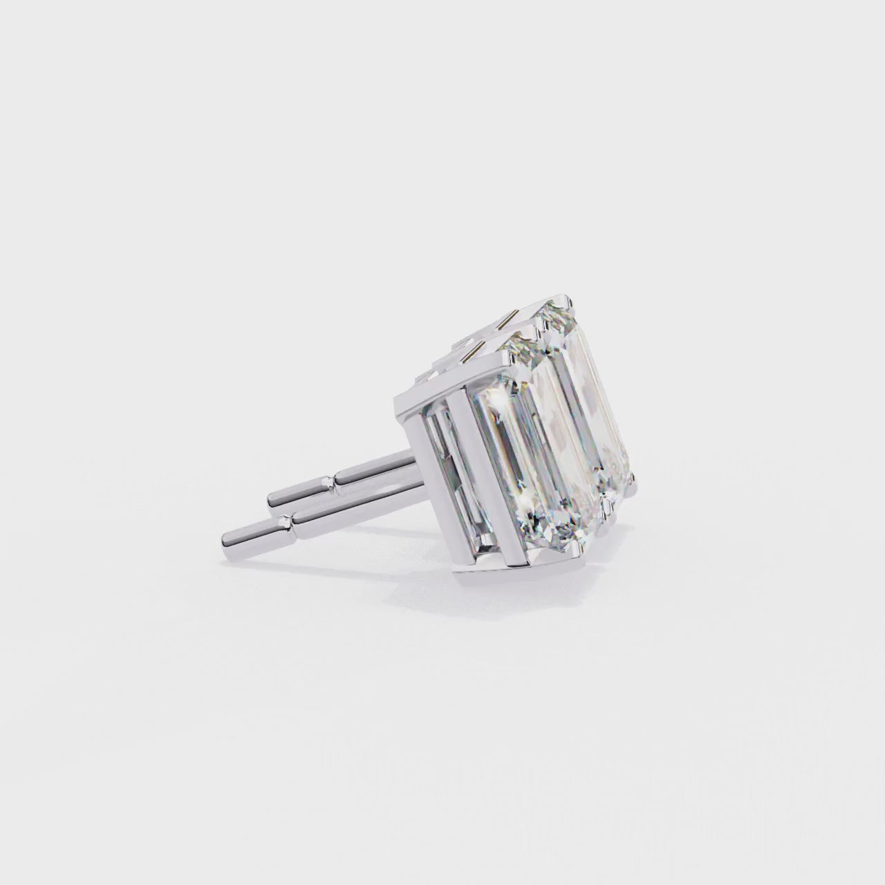 Emerald Stud Earrings