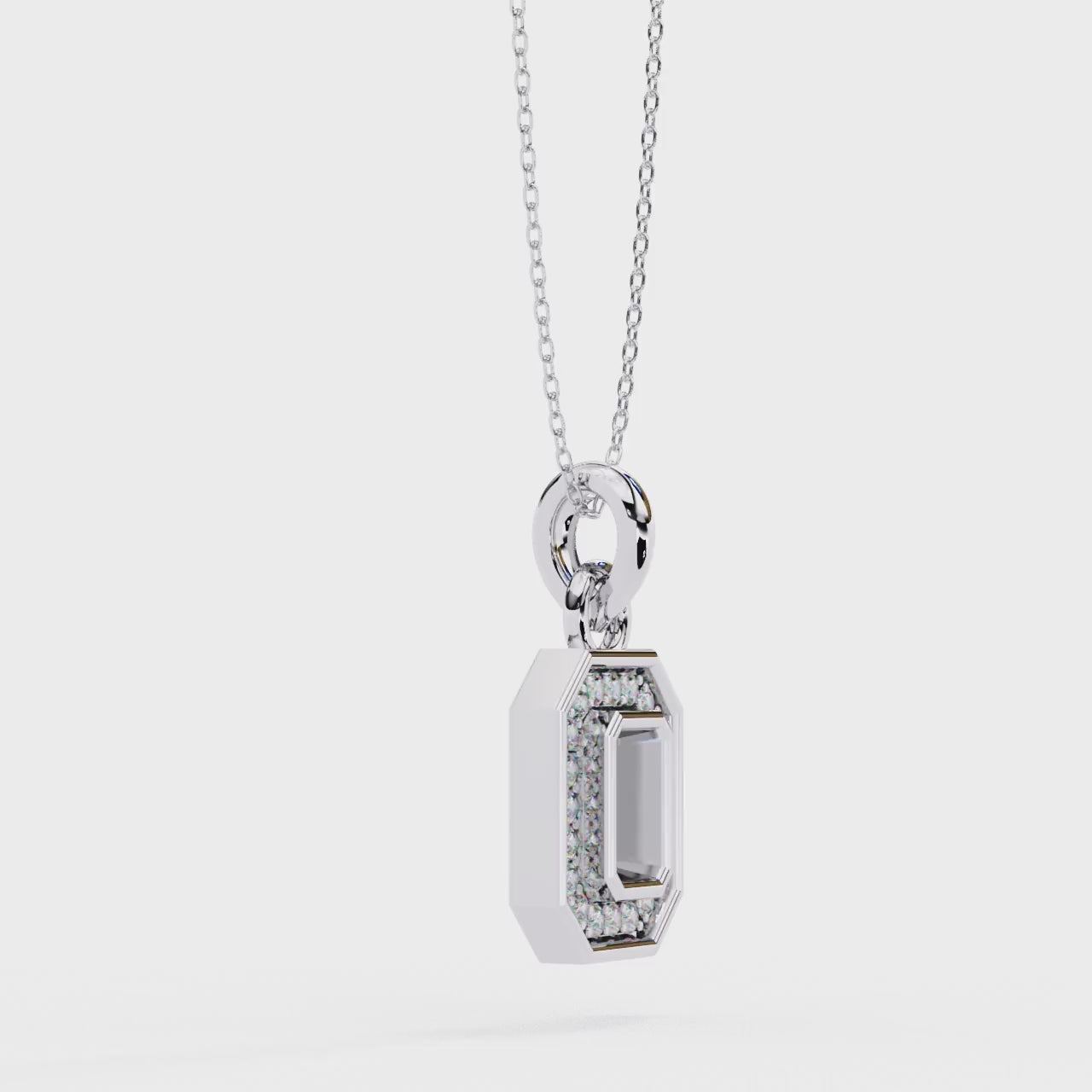 Elegant Emerald Pendant